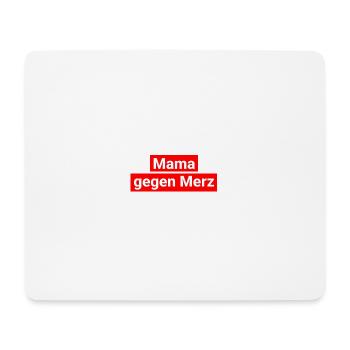 Mom vs. Merz T-Shirt Feminist - Mouse Pad (horizontal) - white - Front