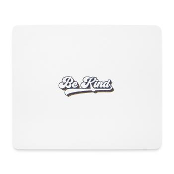 Be Kind LGBT Regenbogen Gy Pride Ally - Mousepad (Querformat) - Weiß - Vorne