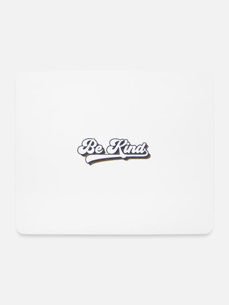 Be Kind LGBT Regenbogen Gy Pride Ally - Mousepad (Querformat) - Weiß