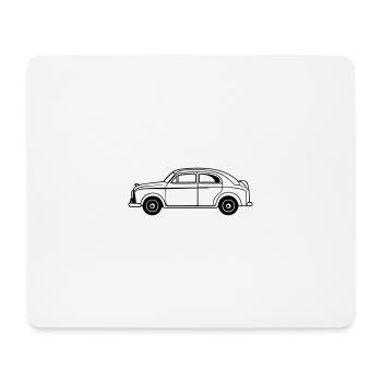 Voiture - Tapis de souris (format paysage) - blanc - Devant