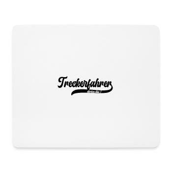 Treckerfahrer Dürfen Das! Trecker Trekker Landwirt - Mousepad (Querformat) - Weiß - Vorne