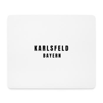 Karlsfeld, Bavière - Tapis de souris (format paysage) - blanc - Devant