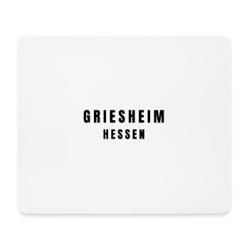 Griesheim, Hesse - Mouse Pad (horizontal) - white - Front