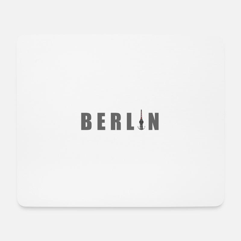 Berlin - Mousepad (Querformat) - Weiß