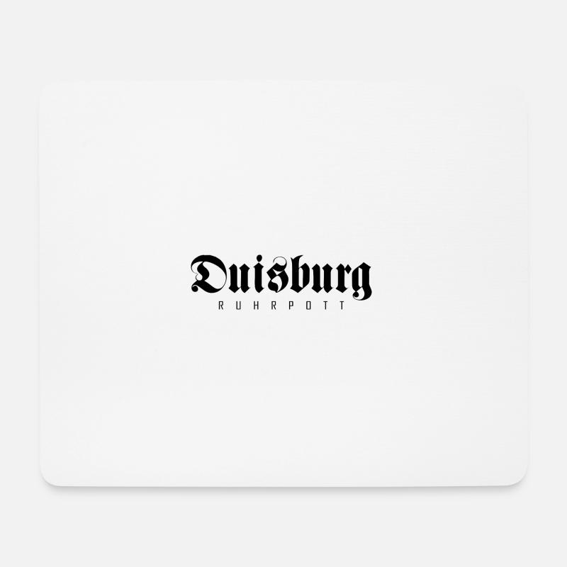 Duisburg Stadt Industrie Kohle Ruhrpott - Mousepad (Querformat) - Weiß