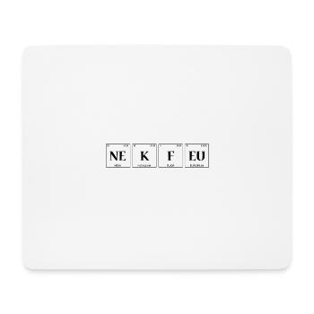 Nekfeu chimie - Tapis de souris (format paysage) - blanc - Devant