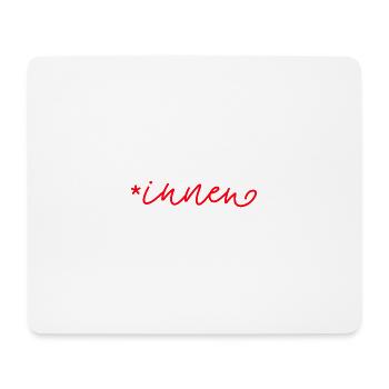 *innen - Gendersternchen - weibliche Form - Mousepad (Querformat) - Weiß - Vorne