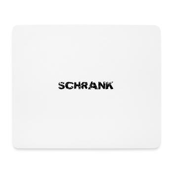 Cooles Fitness Schrank Premium Design Geschenk - Mousepad (Querformat) - Weiß - Vorne