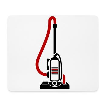 Aspirateur Symbol Cleaning Company - Tapis de souris (format paysage) - blanc - Devant