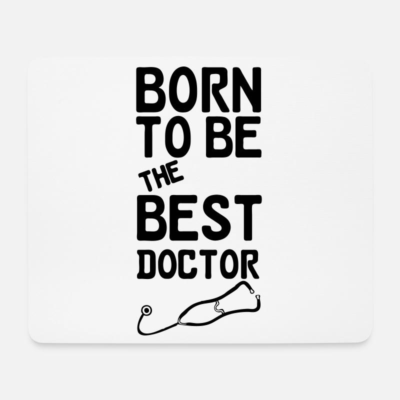 Doctor Doktor Arzt Medizin Spruch Geschenk - Mousepad (Querformat) - Weiß
