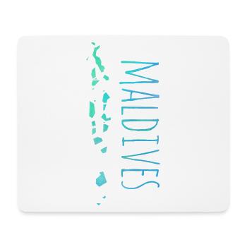 Maldives - Mousepad (Querformat) - Weiß - Vorne