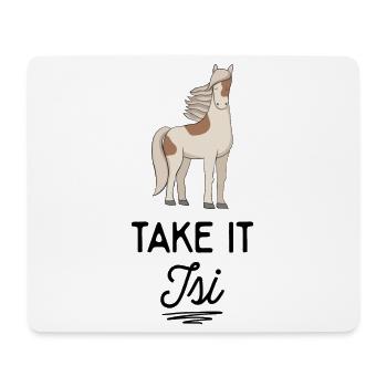 Icelandic horse - Mouse Pad (horizontal) - white - Front
