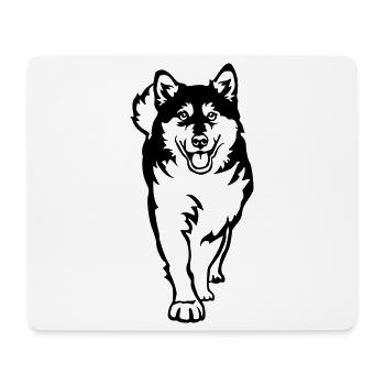 Alaskan Malamute - Mouse Pad (horizontal) - white - Front
