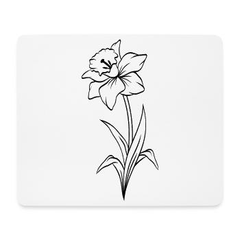 Narcissus - Mouse Pad (horizontal) - white - Front