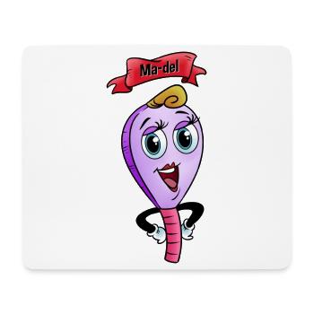 MA-del der Familie Padel - Mousepad (Querformat) - Weiß - Vorne
