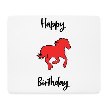 ALLES GUTE ZUM GEBURTSTAG. ALLES GUTE ZUM GEBURTSTAG. JAHRESTAG. - Mousepad (Querformat) - Weiß - Vorne