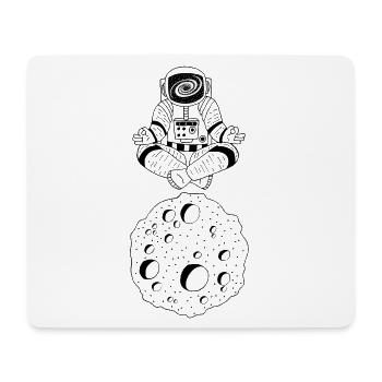 Zen-Astronaut - Mousepad (Querformat) - Weiß - Vorne