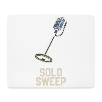 Introvertierter Metalldetektor-hobbyist - Mousepad (Querformat) - Weiß - Vorne