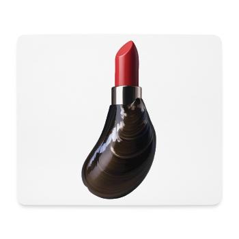 MUSCHELROT – Bellegique - Mousepad (Querformat) - Weiß - Vorne