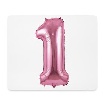 Birthday Shirt, 1st Birthday Balloon - Mouse Pad (horizontal) - white - Front