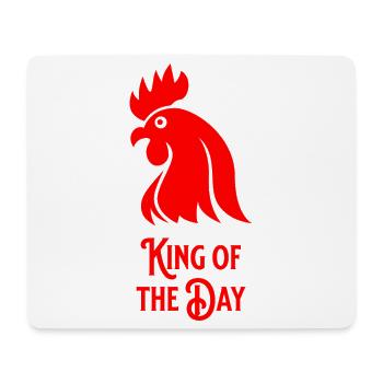 King of the Day - Mousepad (Querformat) - Weiß - Vorne