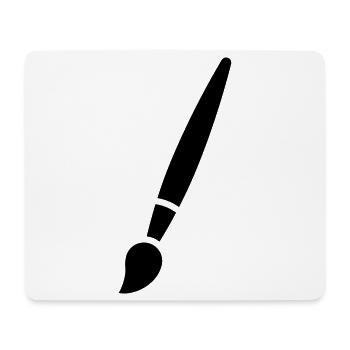 Brush, Painting, Art Symbol - Mouse Pad (horizontal) - white - Front