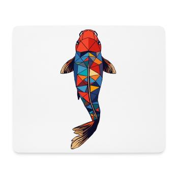 Calm as a koi - Mouse Pad (horizontal) - white - Front