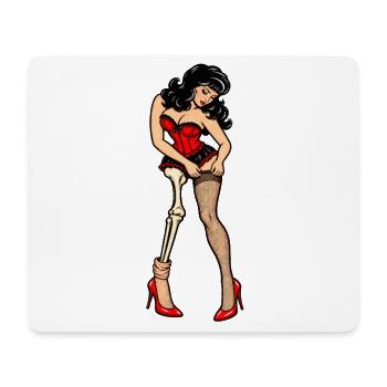 BARES BOUDOIR - Mousepad (Querformat) - Weiß - Vorne