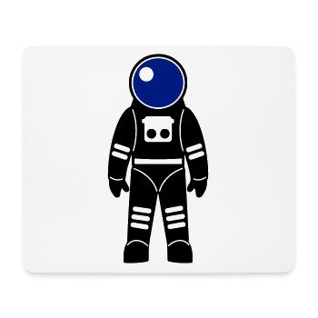 Astronaute - Tapis de souris (format paysage) - blanc - Devant