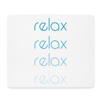 Relax  - Mousepad (Querformat) - Weiß - Vorne