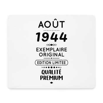 80th Anniversary - August 1944 Original - Mouse Pad (horizontal) - white - Front