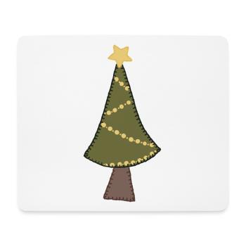 Weihnachtsbaum - Mousepad (Querformat) - Weiß - Vorne