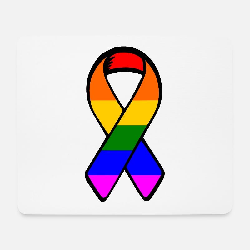 Lgbt - Mousepad (Querformat) - Weiß