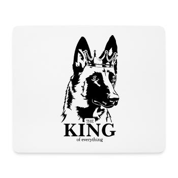 Malinois Roi de tout Dire Chiens Wilsigns - Tapis de souris (format paysage) - blanc - Devant
