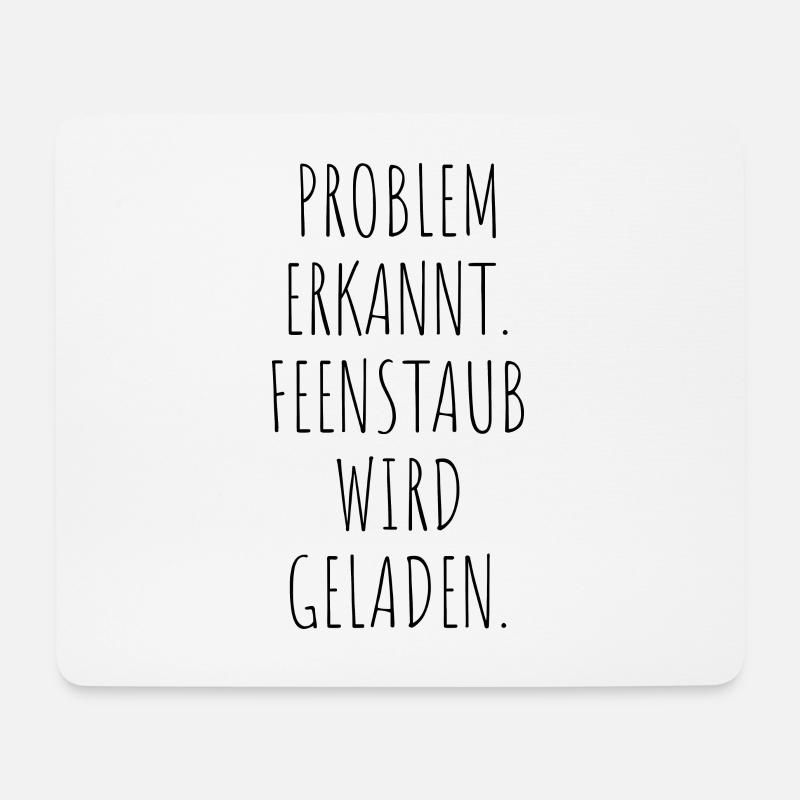 Problem Erkannt Feenstaub Wird Geladen - Mousepad (Querformat) - Weiß