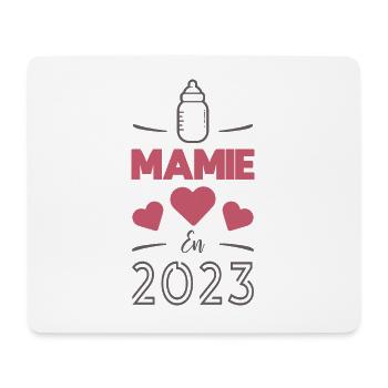 Mamie en 2023 - Tapis de souris (format paysage) - blanc - Devant