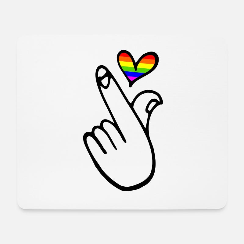 Lgbt - Mousepad (Querformat) - Weiß