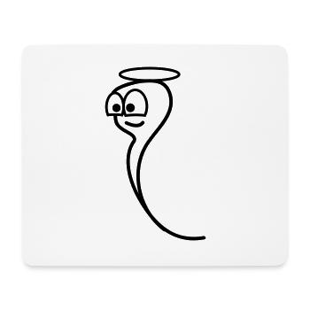 Gutes Spermium - Mousepad (Querformat) - Weiß - Vorne