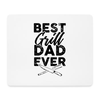 bester grill papa - Mousepad (Querformat) - Weiß - Vorne
