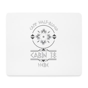 Cabin #18 in Camp Half Blood, Child of Hebe - Mouse Pad (horizontal) - white - Front