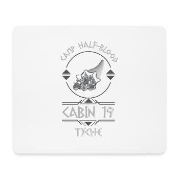 Cabin #19 in Camp Half Blood, Child of Tyche - Mouse Pad (horizontal) - white - Front
