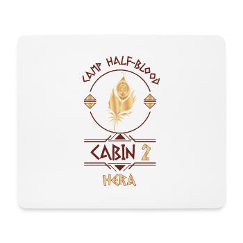 Cabin #2 in Camp Half Blood, Child of Hera - Mouse Pad (horizontal) - white - Front