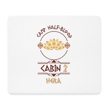 Cabin #2 in Camp Half Blood, Child of Hera - Mouse Pad (horizontal) - white - Front