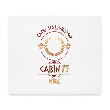 Cabin #17 in Camp Half Blood, Child of Goddess Nik - Mouse Pad (horizontal) - white - Front