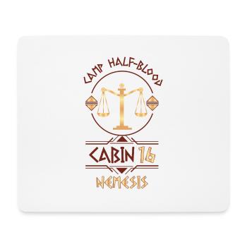 Cabin #16 in Camp Half Blood, Child of Nemesis - Mouse Pad (horizontal) - white - Front