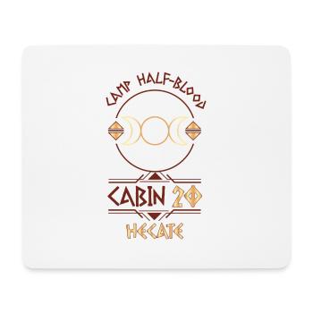 Cabin #20 in Camp Half Blood, Child of Hecate - Mouse Pad (horizontal) - white - Front