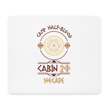 Cabin #20 in Camp Half Blood, Child of Hecate - Mouse Pad (horizontal) - white - Front