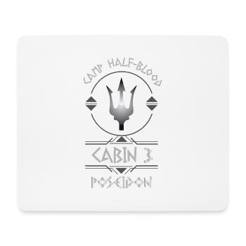 Cabin #3 in Camp Half Blood, Child of Poseidon - Mouse Pad (horizontal) - white - Front
