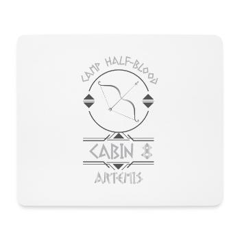 Cabin #8 in Camp Half Blood, Child of Artemis - Mouse Pad (horizontal) - white - Front