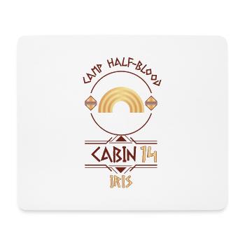Cabin #14 in Camp Half Blood, Child of Iris - Mouse Pad (horizontal) - white - Front